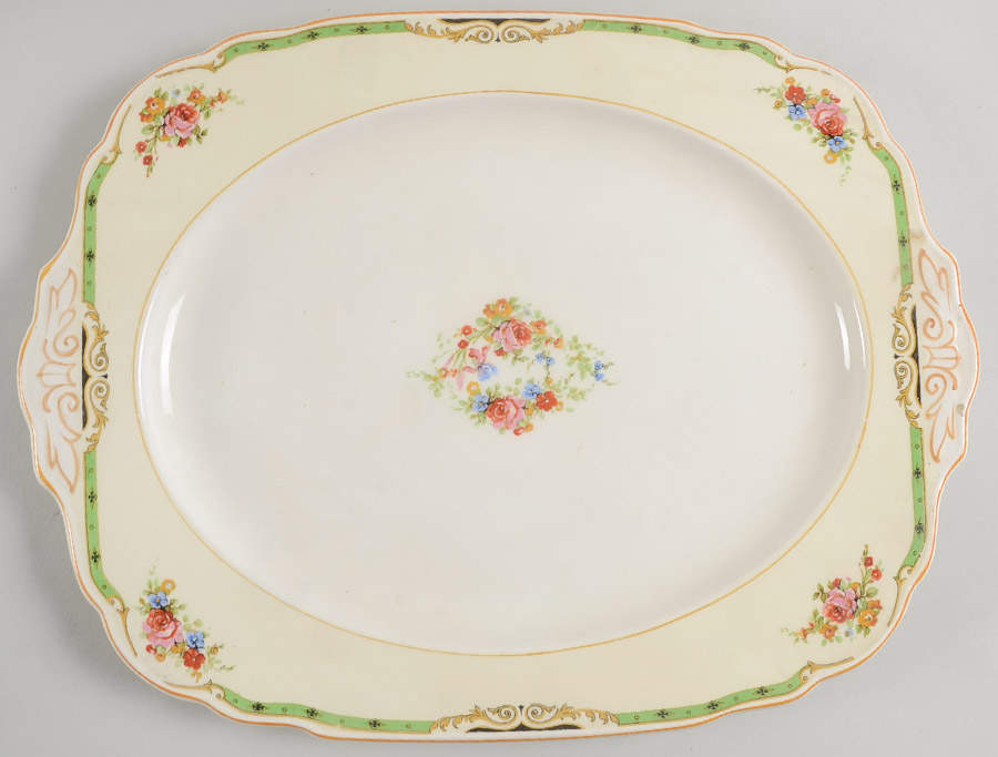 The Astoria 14" Oval Serving Platter by Grindley-1