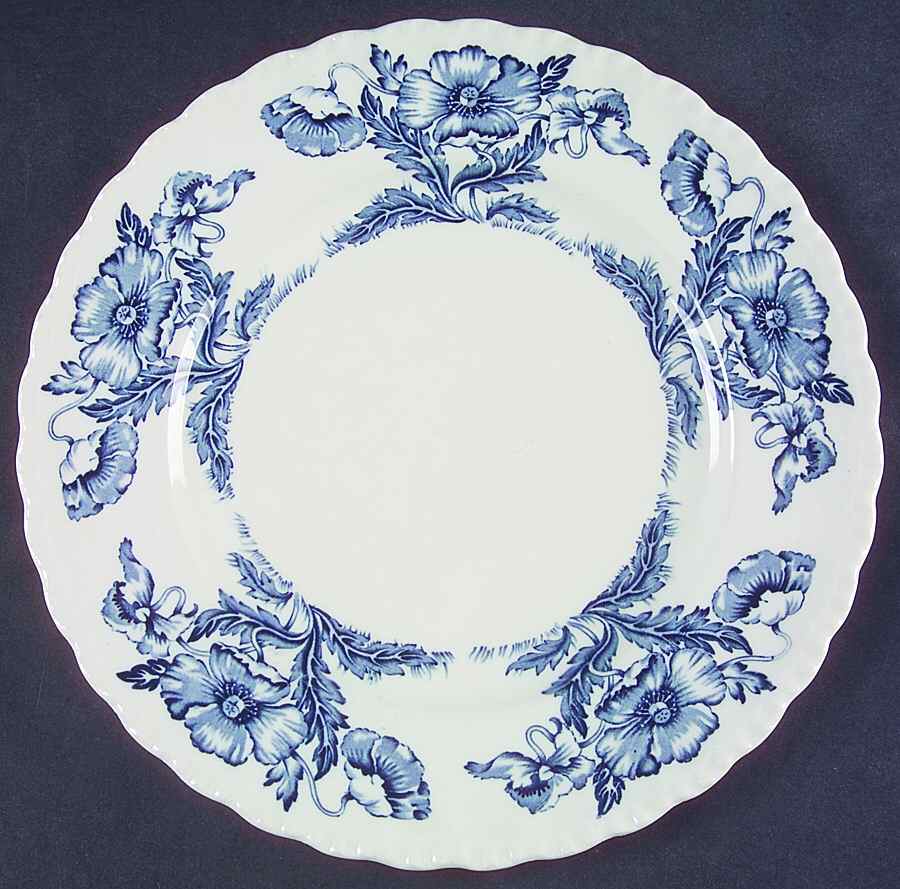 The Atlas Blue (Duchess) Dinner Plate by Grindley-1