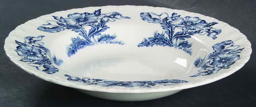 The Atlas Blue (Duchess) Rim Soup Bowl by Grindley-1