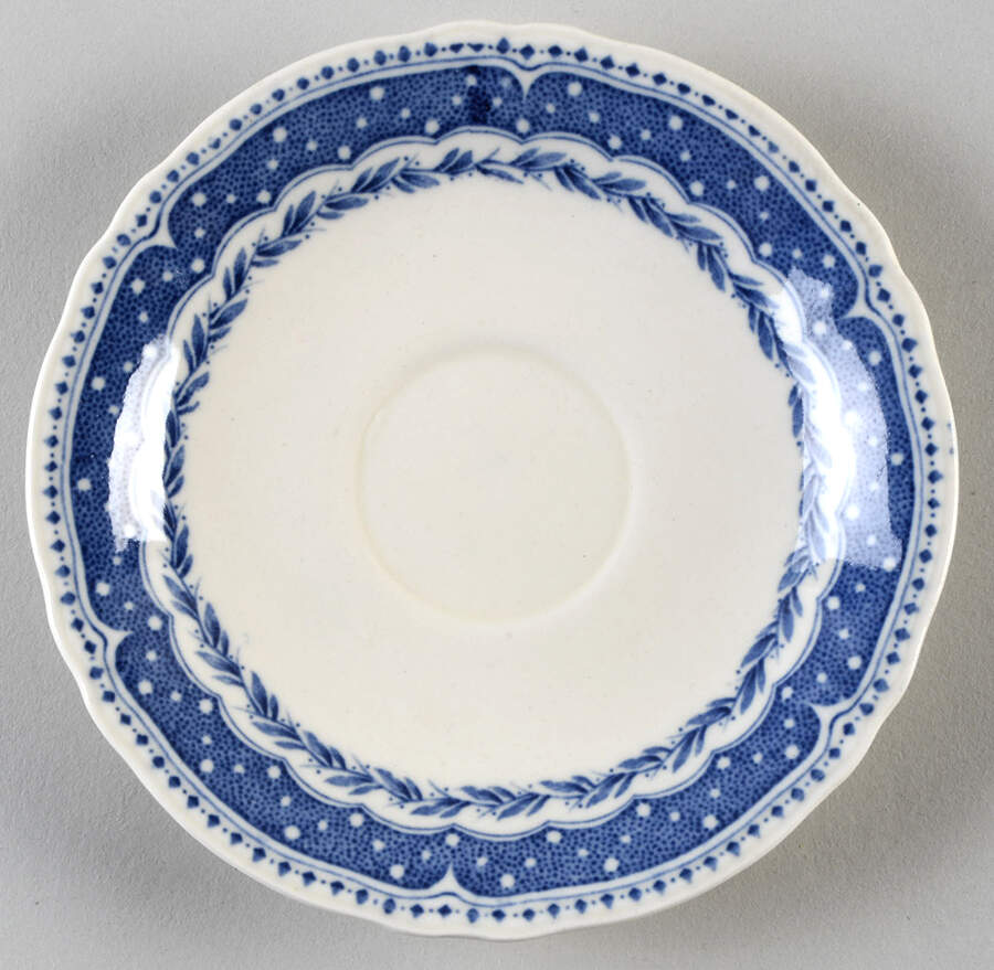 Avon Blue (Earthenware) Saucer for Flat Cup by Grindley-1