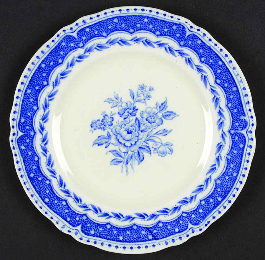 Avon Blue (Earthenware) Bread & Butter Plate by Grindley-1