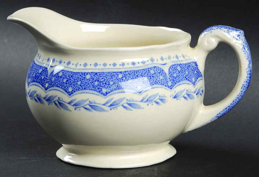 Avon Blue (Earthenware) Creamer by Grindley-1