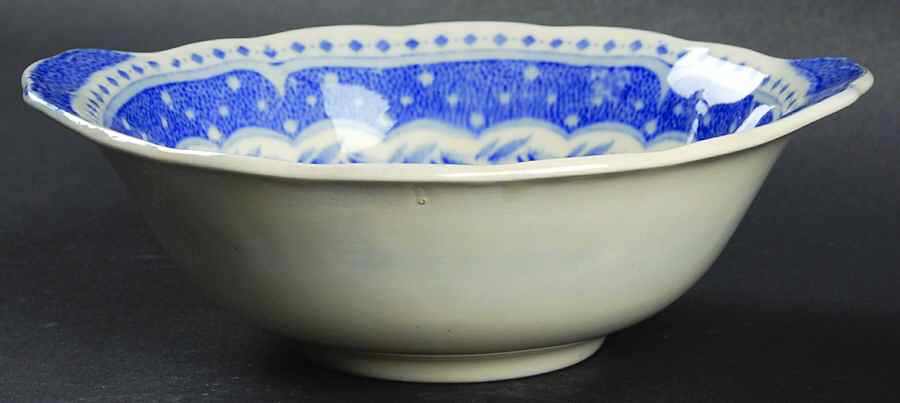 Avon Blue (Earthenware) Lugged Cereal Bowl by Grindley-1