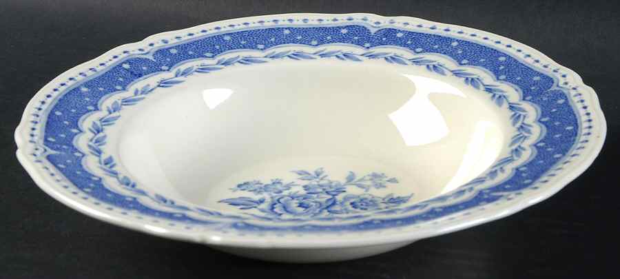 Avon Blue (Earthenware) Rim Soup Bowl by Grindley-1
