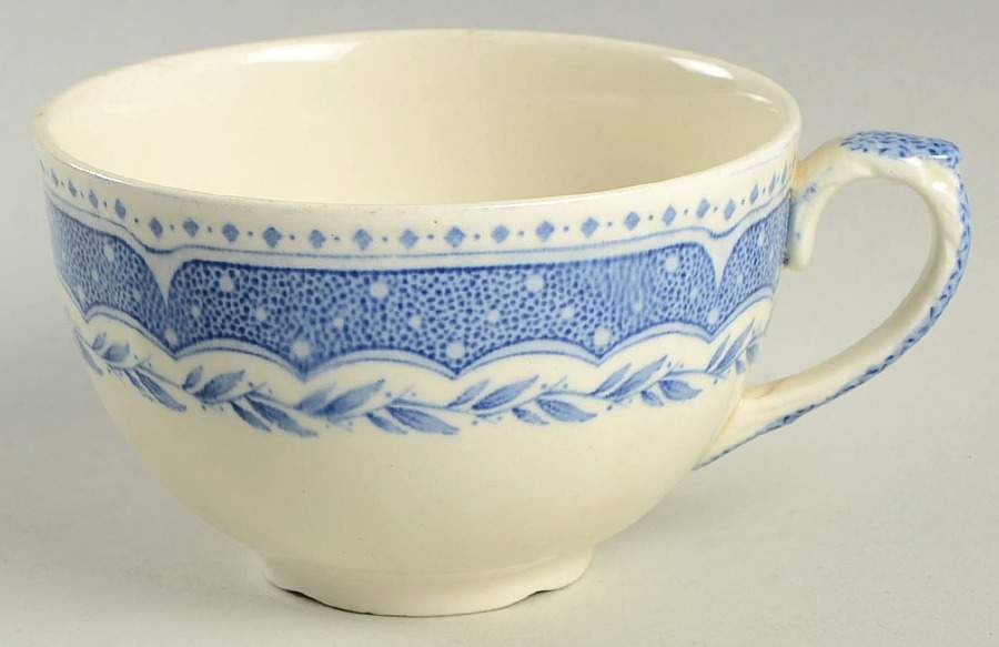 Avon Blue (Earthenware) Flat Cup by Grindley-1
