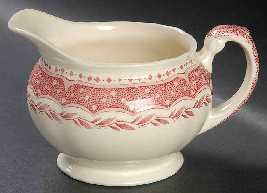Avon Pink (Earthenware) Creamer by Grindley-1