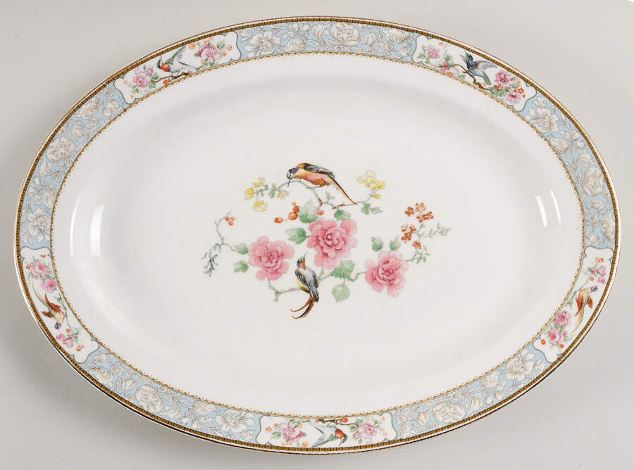Baroda 13" Oval Serving Platter by Grindley-1