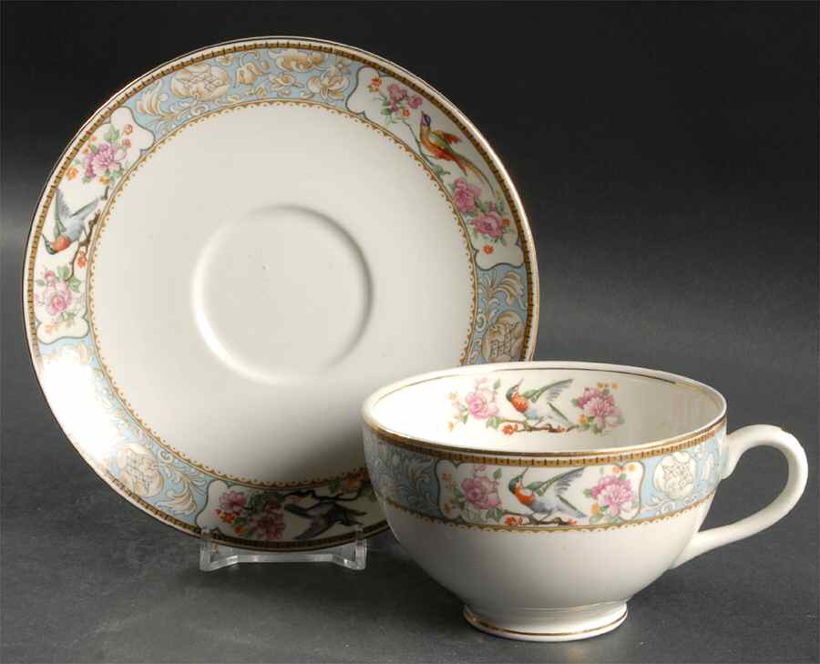 Baroda Oversized Cup & Saucer Set by Grindley-1