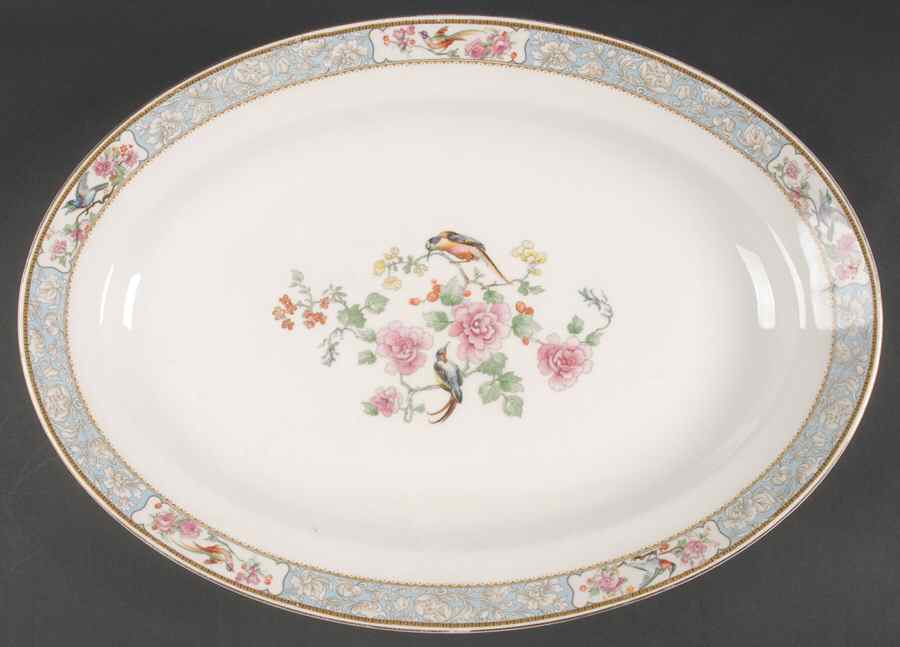 Baroda 16" Oval Serving Platter by Grindley-1