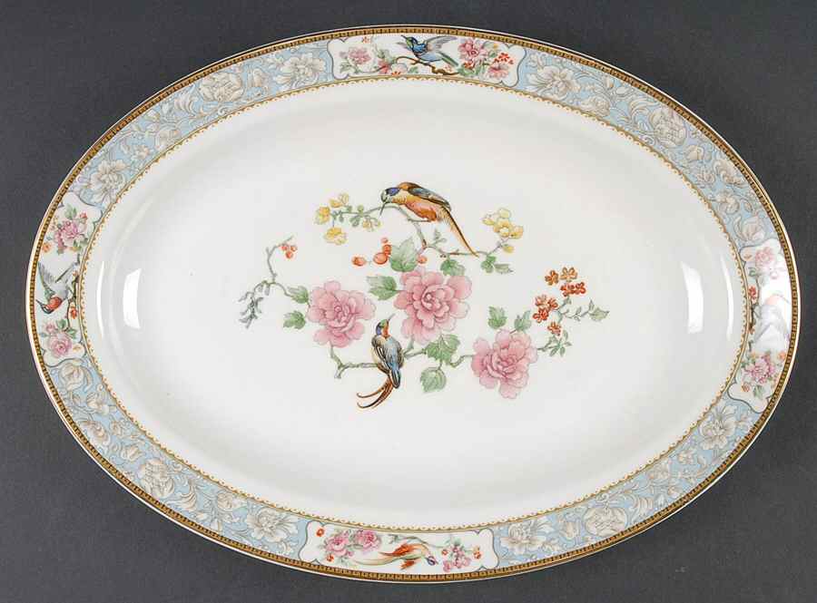 Baroda 12" Oval Serving Platter by Grindley-1