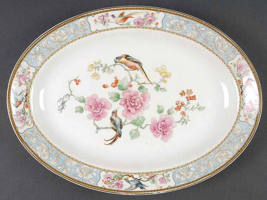 Baroda 10" Oval Serving Platter by Grindley-1