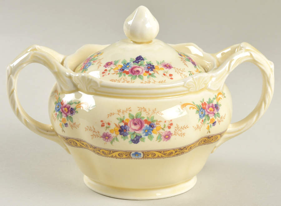 The Beatrice Sugar Bowl & Lid by Grindley-1