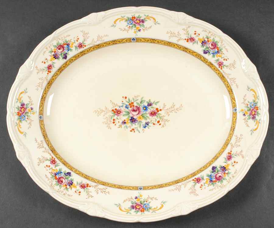 The Beatrice 14" Oval Serving Platter by Grindley-1