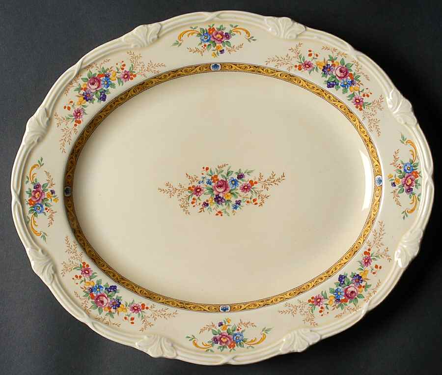 The Beatrice 12" Oval Serving Platter by Grindley-1