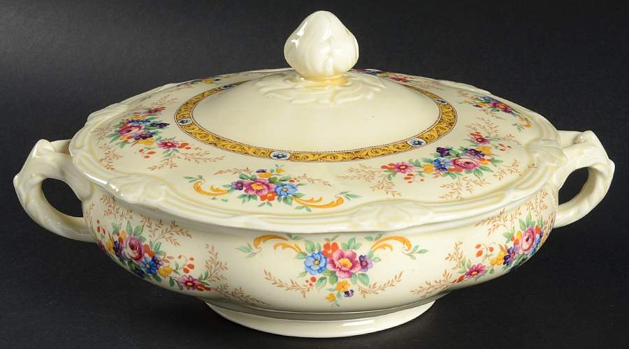 The Beatrice Round Covered Vegetable by Grindley-1