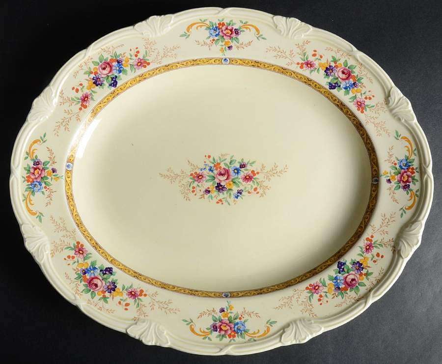 The Beatrice 16" Oval Serving Platter by Grindley-1