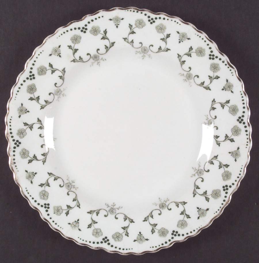 Berlin Green Dinner Plate by Grindley-1