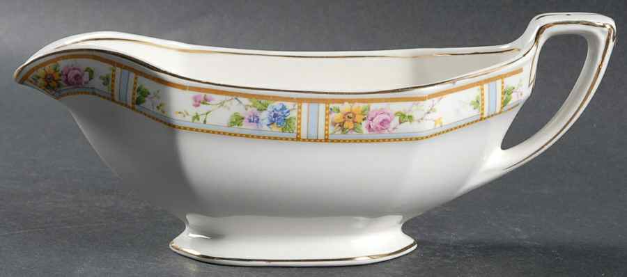 Carmona (Smooth Edge) Gravy Boat by Grindley-1