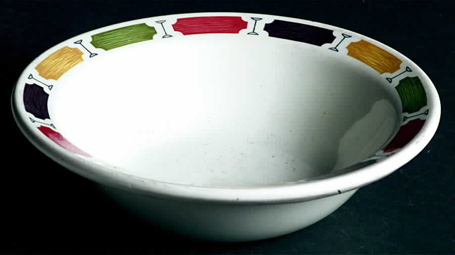 Carnival Rim Cereal Bowl by Grindley-1