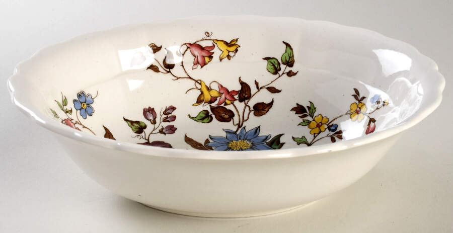 Celia 9" Oval Vegetable Bowl by Grindley-1