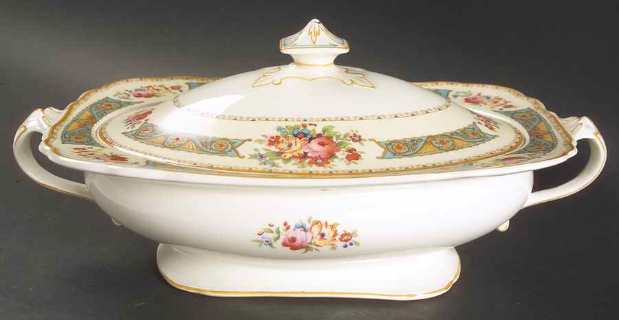 The Charmian Oval Covered Vegetable by Grindley-1