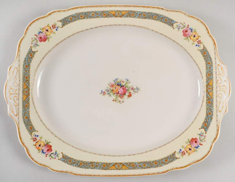 The Charmian 16" Oval Serving Platter by Grindley-1