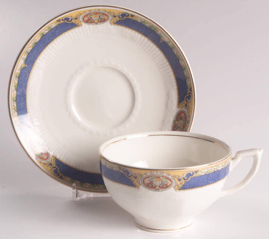 Chelmsford Footed Cup & Saucer Set by Grindley-1