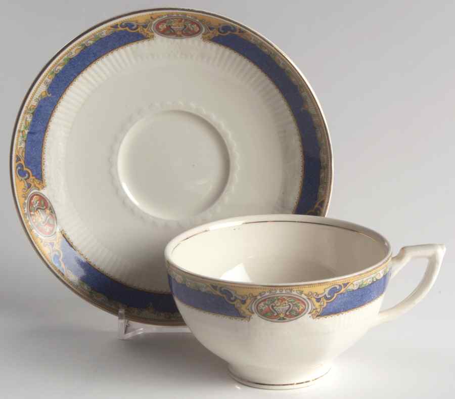 Chelmsford Footed Cup & Saucer Set by Grindley-1