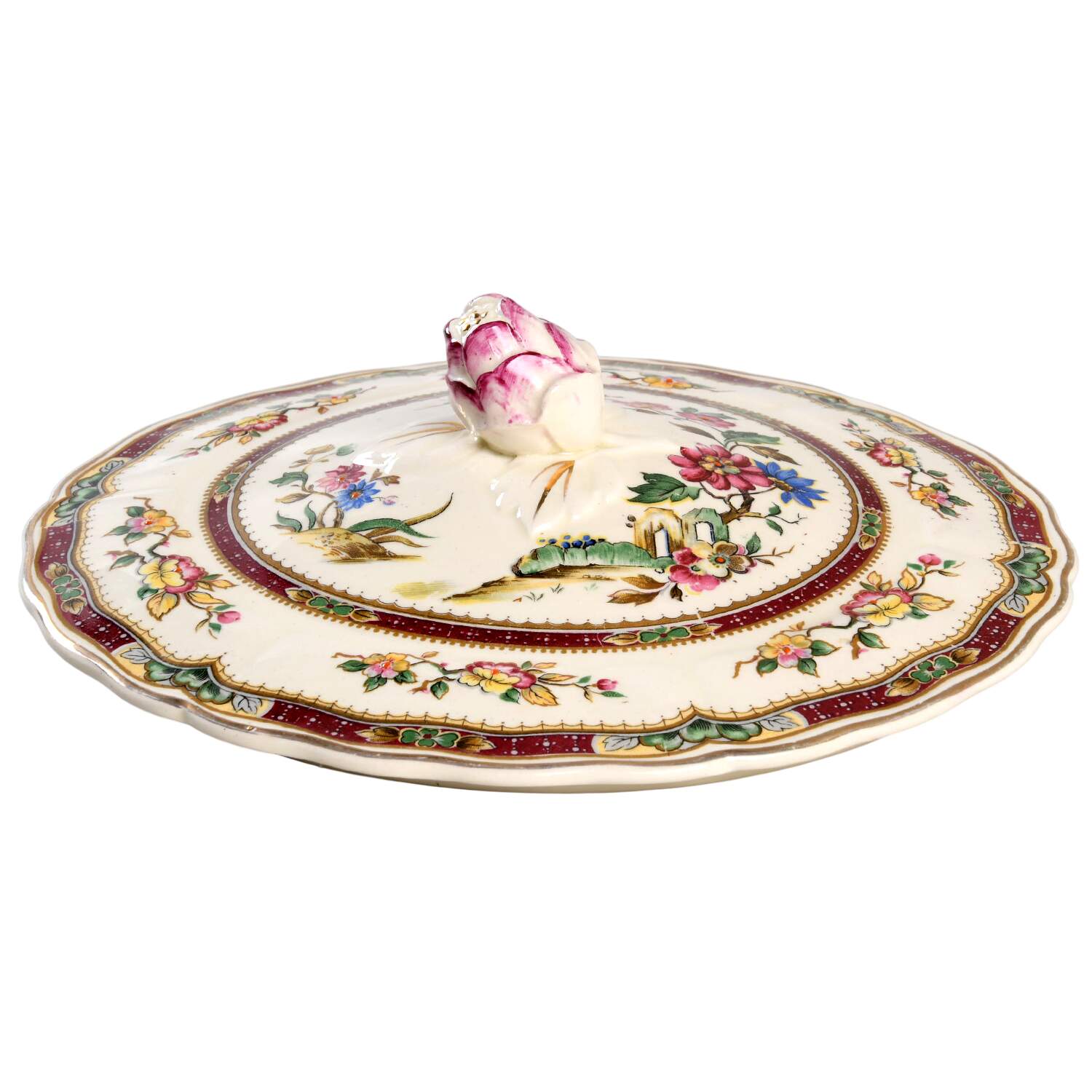 Connaught Lid for Oval Vegetable by Grindley-1