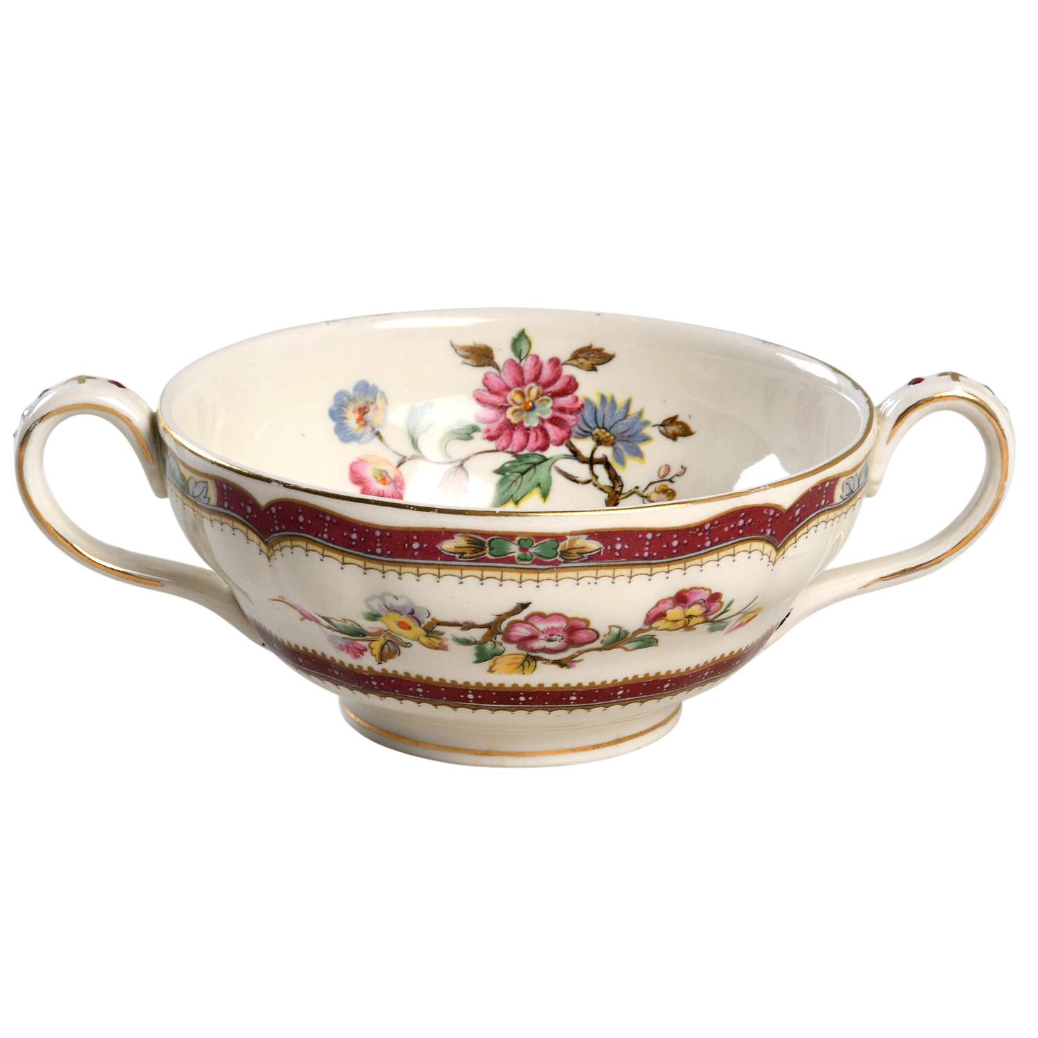 Connaught Footed Cream Soup Bowl by Grindley-1