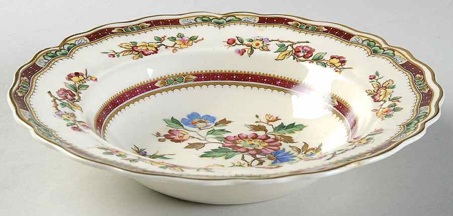 Connaught Rim Soup Bowl by Grindley-1
