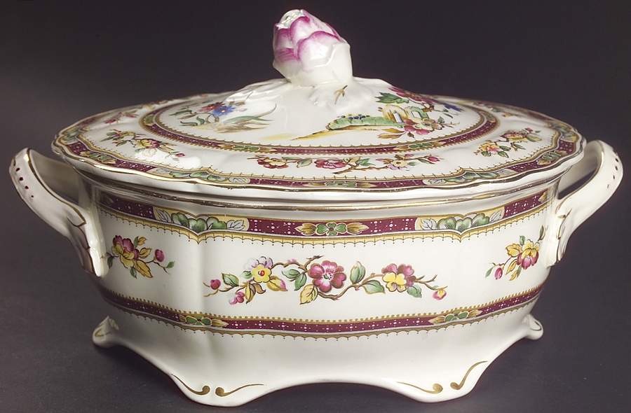 Connaught Round Covered Vegetable by Grindley-1