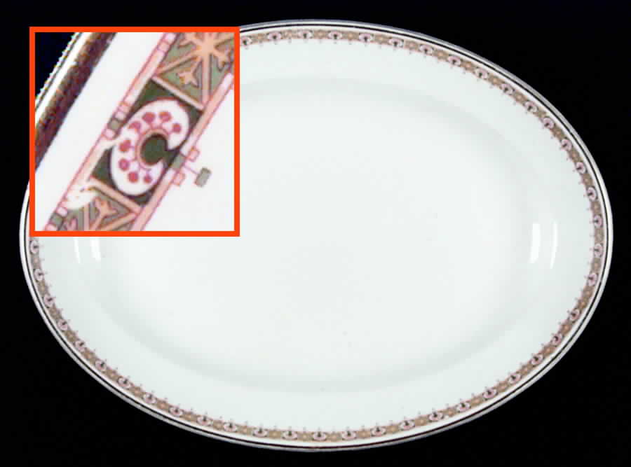 Cuba 15" Oval Serving Platter by Grindley-1