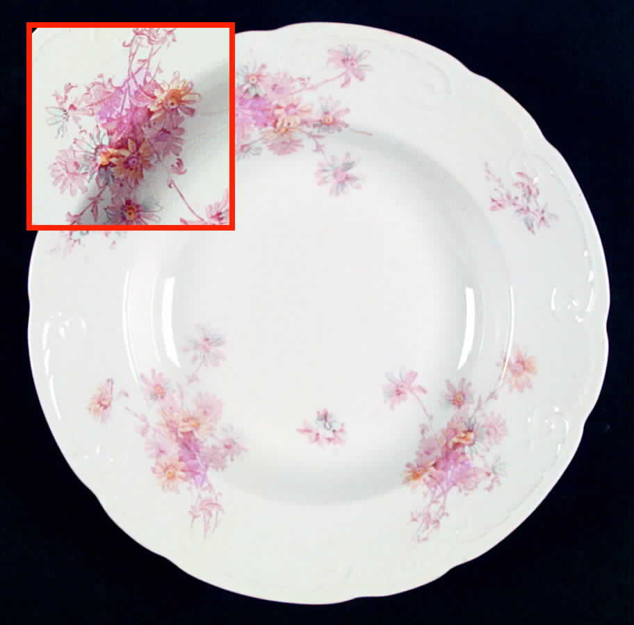 Daisy Rim Soup Bowl by Grindley-1