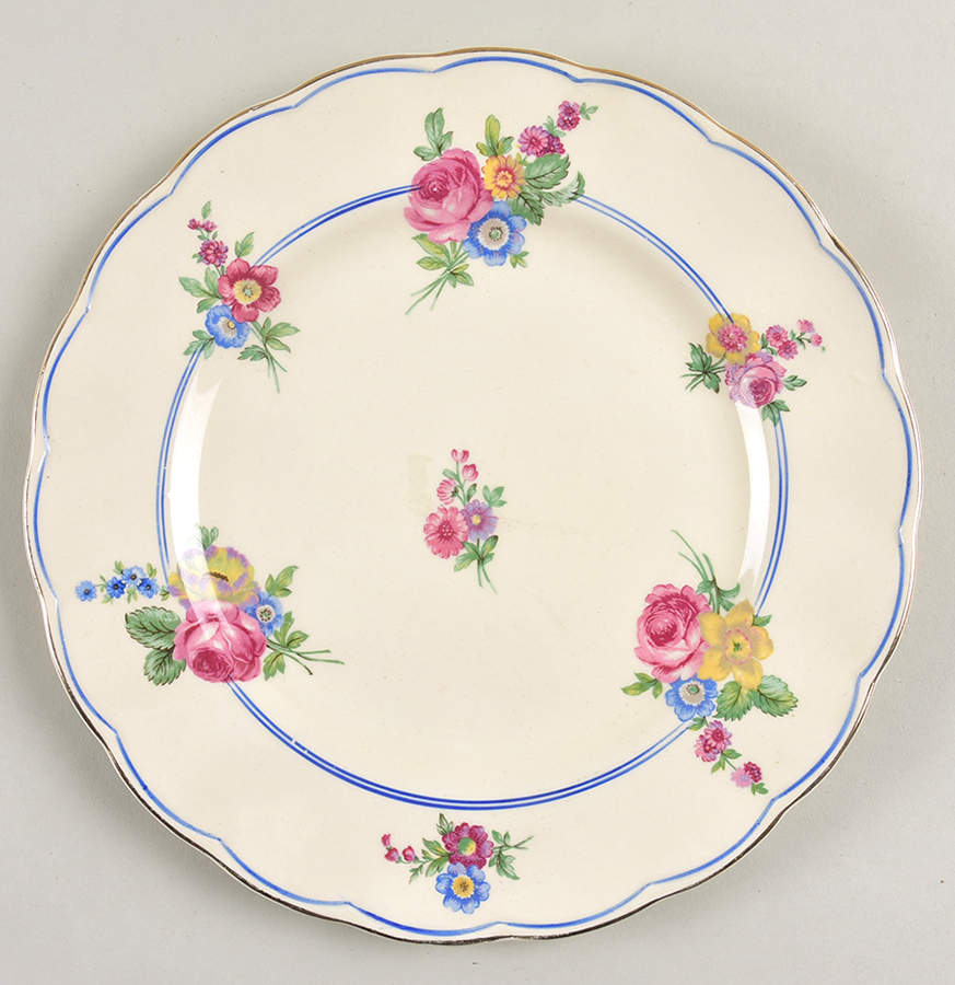 Devonshire Rose Luncheon Plate by Grindley-1