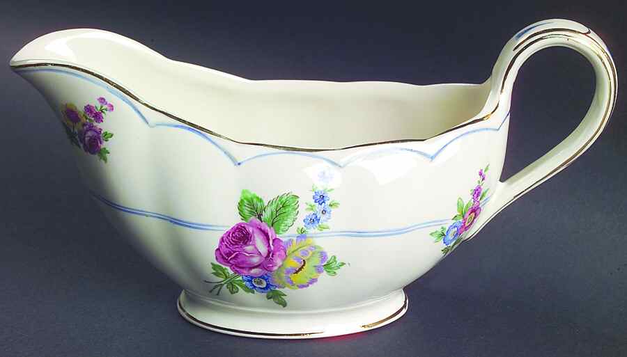 Devonshire Rose Gravy Boat by Grindley-1