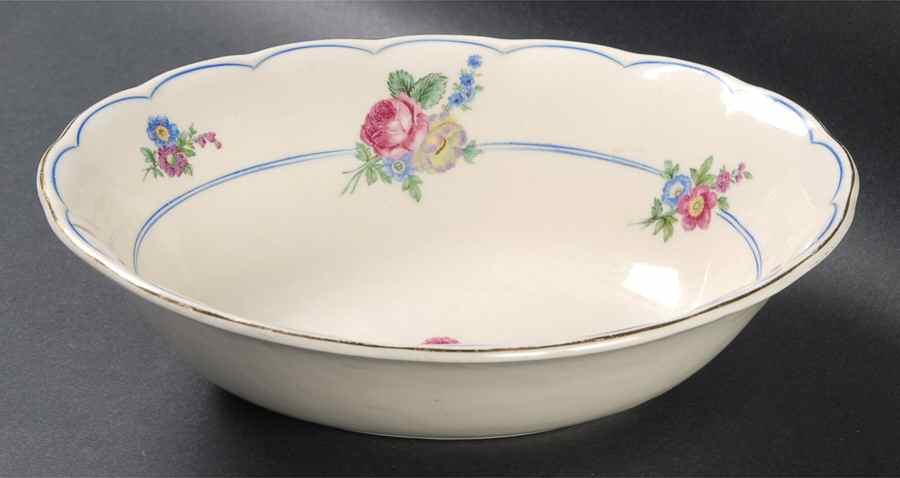 Devonshire Rose 8" Oval Vegetable Bowl by Grindley-1