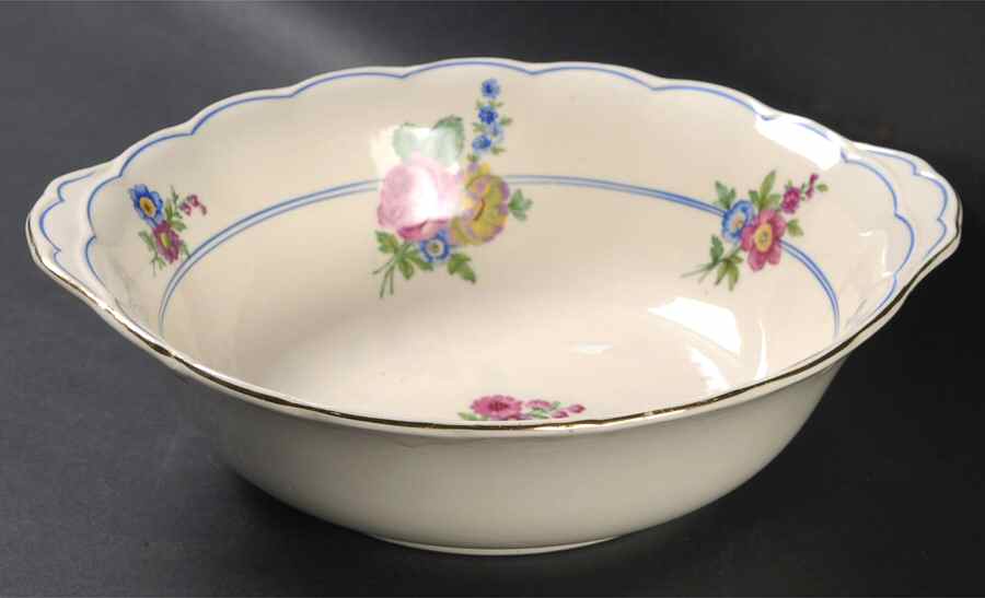 Devonshire Rose 9" Round Vegetable Bowl by Grindley-1