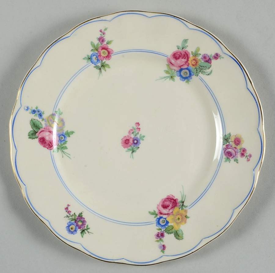 Devonshire Rose Salad Plate by Grindley-1