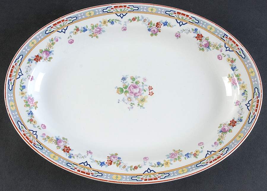 Dresden 11" Oval Serving Platter by Grindley-1