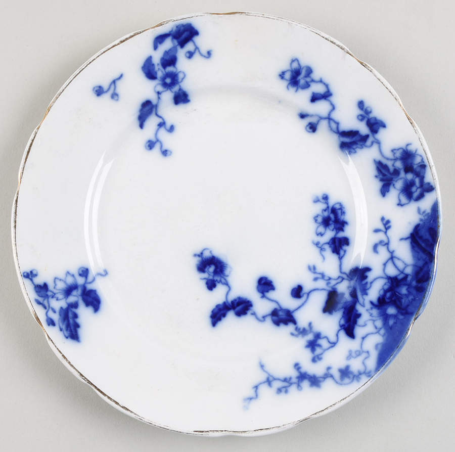 Duchess (Flow Blue) Dessert/Pie Plate by Grindley-1