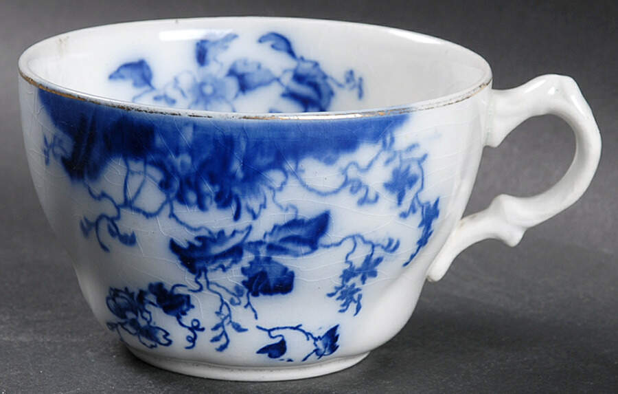 Duchess (Flow Blue) Flat Cup by Grindley-1