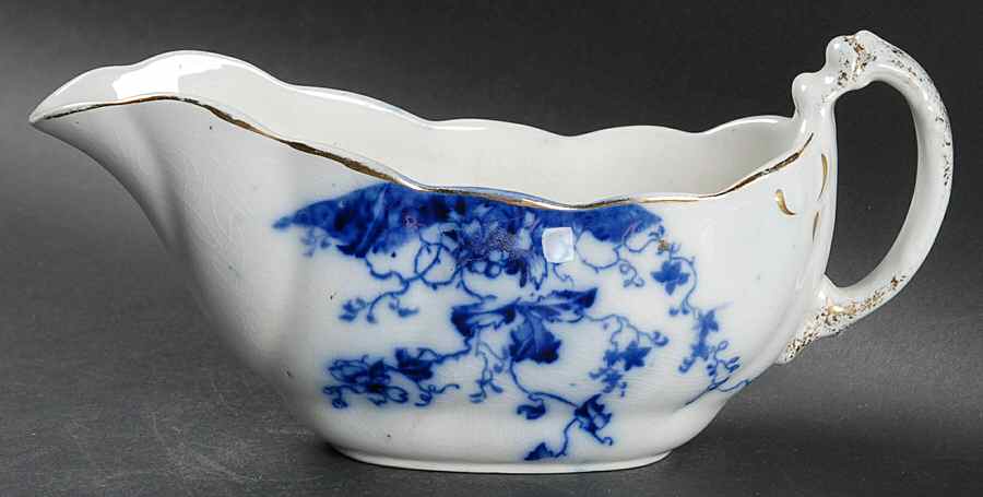 Duchess (Flow Blue) Gravy Boat by Grindley-1
