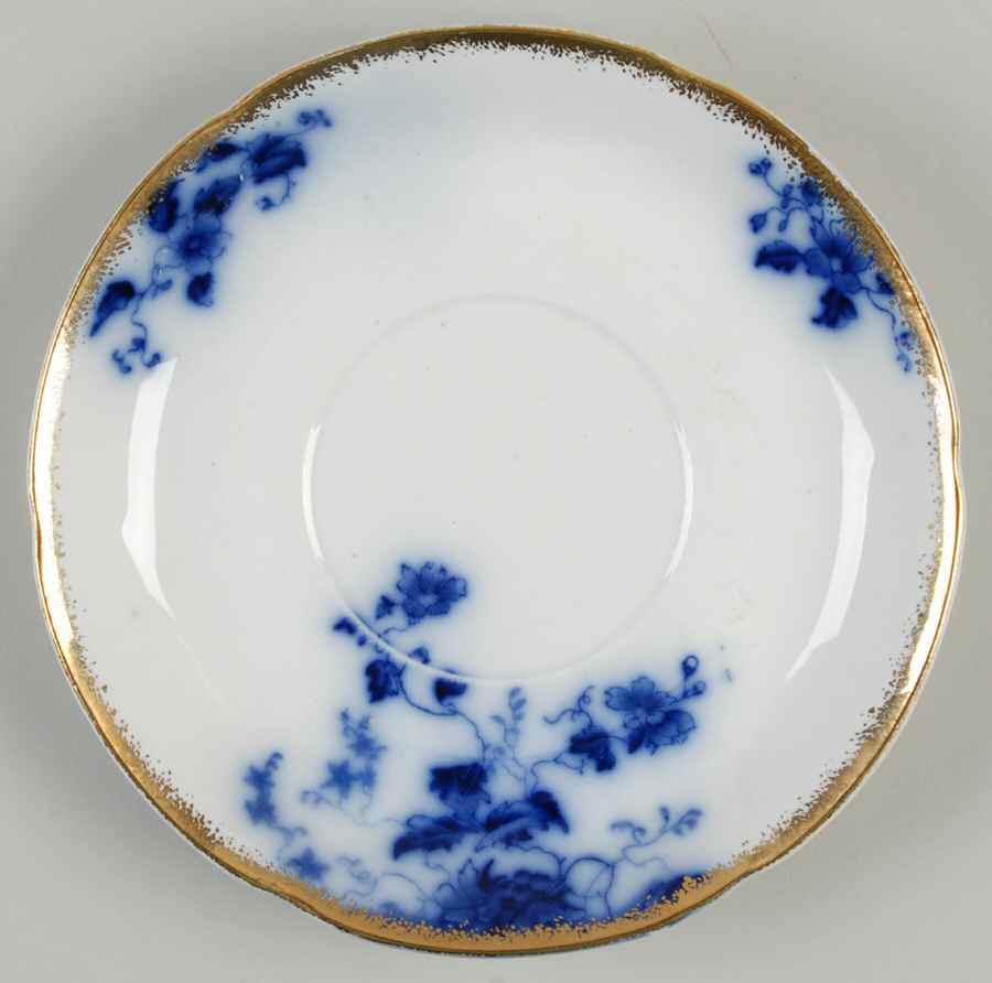 Duchess (Flow Blue) Saucer for Cream Soup Bowl by Grindley-1
