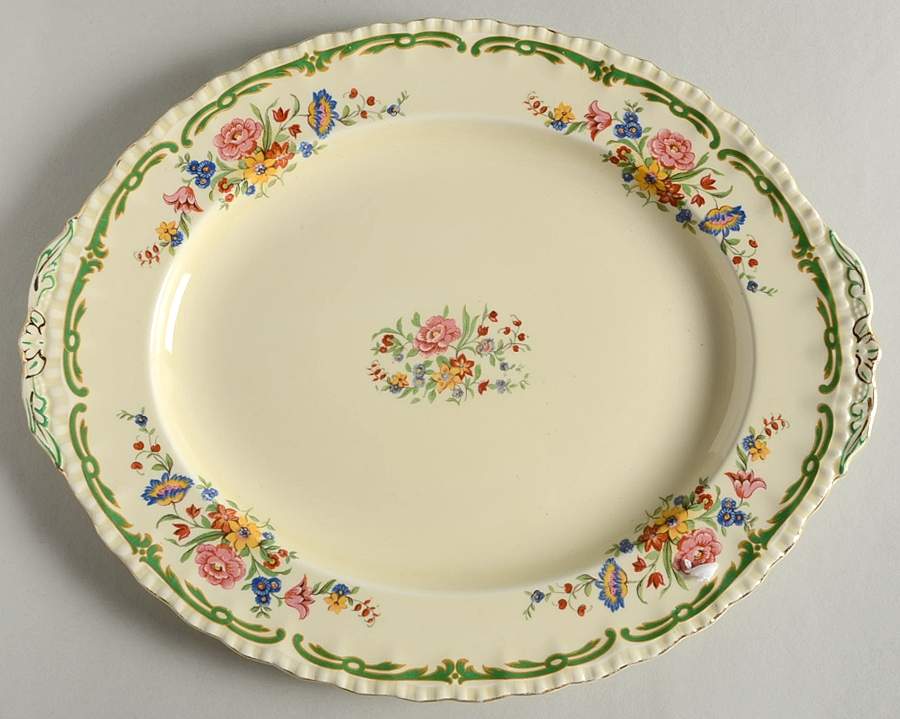 The Elsa 12" Oval Serving Platter by Grindley-1