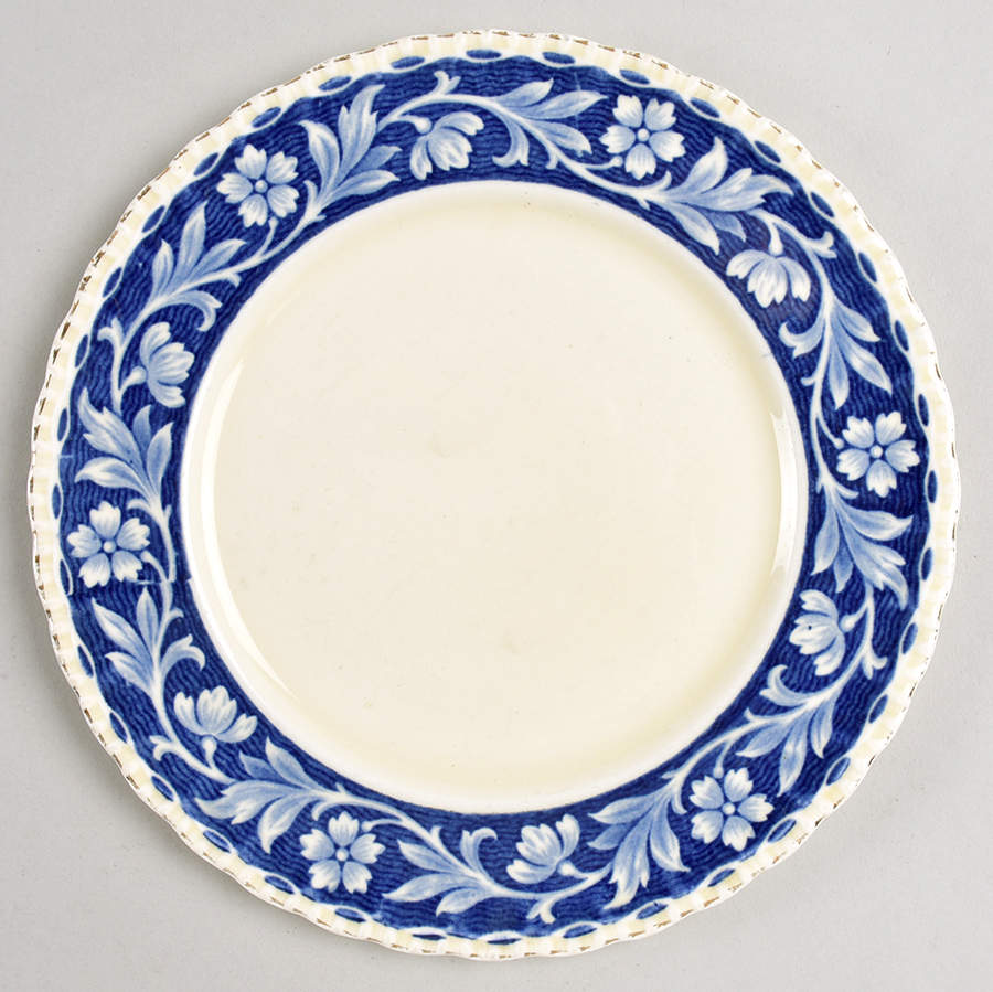 Elysian (Cream & Blue) Salad Plate by Grindley-1