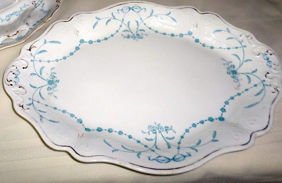 Festoon Handled Cake Plate by Grindley-1