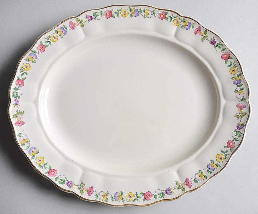 Greenway 12" Oval Serving Platter by Grindley-1