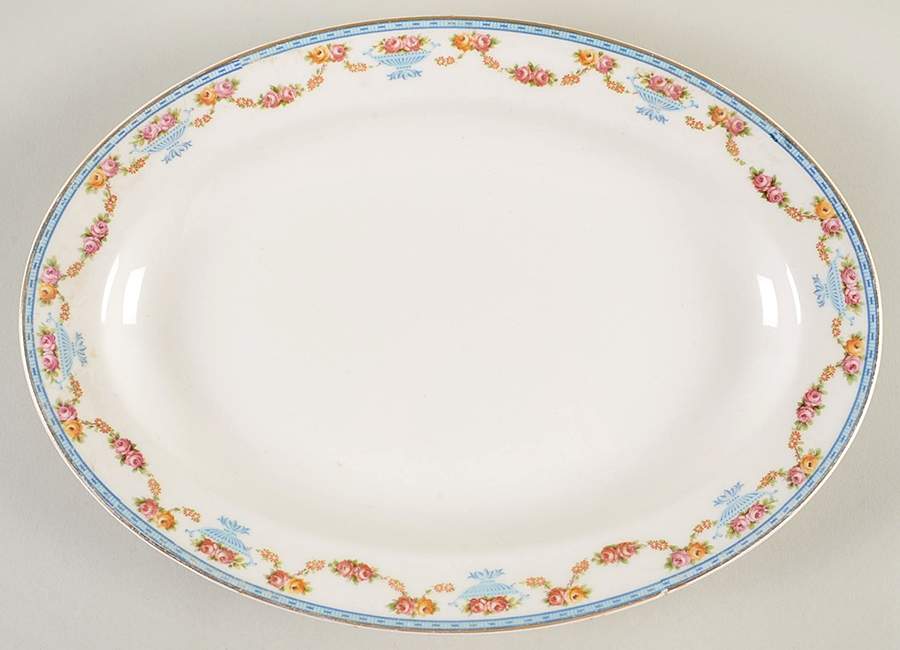 Royston, The 12" Oval Serving Platter by Grindley-1