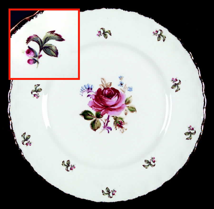 Fragrant Rose Dinner Plate by Grindley-1